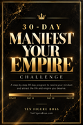 30-Day Manifest Your Empire Challenge (Printable PDF)