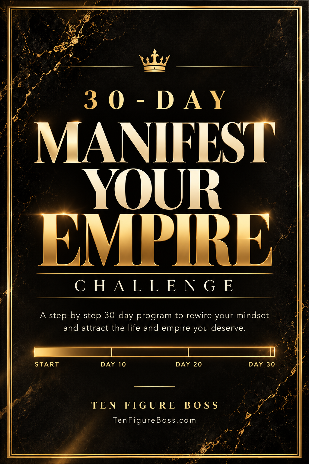 30-Day Manifest Your Empire Challenge (Printable PDF)